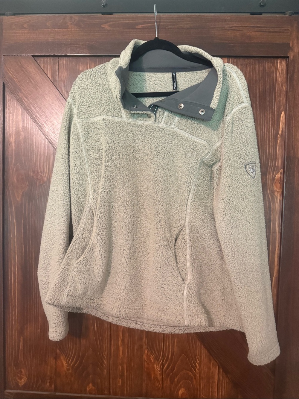 Kuhl Women's Fleece Pullover Sweater in Light Sage
